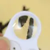 Lupa metálica plegable de alta gama recomendada, 30x óptica, para inspección de joyería y diamantes, para tasar joyería, antigüedades y artefactos culturales.