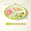 Plato Compartimentado Ligero Transfronterizo para Niños y Adultos, Plato de Desayuno para Uso Doméstico, Plato Dividido 211, Plato para Comer Saludable