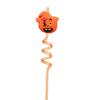 Populares Popotes de Calabaza de Halloween de Amazon, Creativos Popotes en Espiral para Fiesta para Mascotas para Decoración, En Stock Transfronterizo