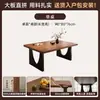 Mesa de jantar em madeira maciça para a sala de estar, mesa grande, novo modelo 2026, mesa de jantar para casa, mesa longa grande para a sala de estar, escrivaninha, escrivaninha de escritório