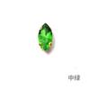 Vidro de Cristal olho de cavalo pontiagudo fivela de diamante com garras binaural formato 4D quatro garras strass costura à mão Pedra faixa de cabeça totalmente cravejada com pedras anel de cabelo com contas