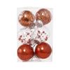Suprimentos de Natal PET transparente bola de Natal bola de plástico bola de Natal caixa de presente decorações de árvore de Natal peças penduradas