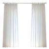 Cortina de gasa blanca, cortina de gasa transparente, pantalla de ventana de semisombra para balcón, partición simple nórdica, ventana salediza, arena blanca