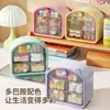 Caja Organizadora de Escritorio Tipo Cajón Dopamina Linda para Dormitorio Estudiantil Cosméticos y Papelería Gran Capacidad a Prueba de Polvo