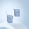 Carga Súper Rápida Certificada 3C, Batería Portátil de 20000 mAh con Cable Integrado, Fuente de Alimentación Móvil, Personalización para Regalo de Empresa