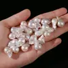 Jingde Jewelry Contas de Cauda Irregulares com Brilho Atacado Pérola Barroca Branca Natural Formato de Gota Contas Soltas Individuais
