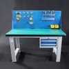 Mesa de trabajo antiestática de alta resistencia acero inoxidable mesa industrial de taller mesa de reparación multifuncional para mecánicos