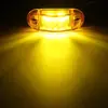 2 Peças 12V 24V Luzes Diurnas para Caminhão DRL Lâmpadas LED Luzes de Advertência LEDs de Marcador Lateral Luz de Diodo para Reboque