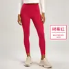 Mallas de fitness de alta elasticidad con sensación de segunda piel para mujer, de cintura alta, control de abdomen, realce de glúteos, pantalones de yoga deportivos elásticos