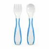 Tenedor y Cuchara de Entrenamiento para Niños Alimento Complementario para Bebés Mango Curvo Set de Cuchara y Tenedor para Comer Solo Vajilla para Bebés y Niños Pequeños En Stock Venta al Por Mayor