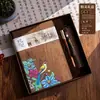 Set de Cuaderno de Madera Personalizado con Bloc de Notas de Alta Calidad Caja de Regalo para Oficina de Negocios Reunión Anual Regalos Publicitarios y de Impresión de Logotipos