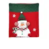 Nuevas decoraciones navideñas transfronterizas: fundas para sillas, decoración de ambiente para comedor, fundas para taburetes, fundas de felpa para sillas, decoración para el hogar europea y americana