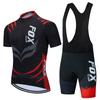 Conjunto de Ciclismo de Verano de Manga Corta para Comercio Exterior Transfronterizo, Edición de Equipo, Bicicleta de Montaña, Unisex, Cómodo