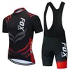 Maillot de Ciclismo Transfronterizo Edición de Equipo Conjunto de Traje de Ciclismo de Manga Corta para Verano