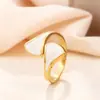 Nuevos Anillos de Moda con Personalidad Estilo Ins Europeo y Americano para Mujer, Acero Inoxidable de Moda Nicho Joyería de Alta Gama, Suministro de Fábrica