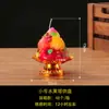 Plato de Ofrenda de Frutas Lámpara de Vela Melocotón de Longevidad Plátano Manzana de la Suerte Caqui Granadita Fruta del Dragón Lámpara de Vela con Forma Próspera