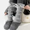 Polainas estilo ballet para mujer, primavera y otoño, calcetines Lolita, lazo, calcetines holgados, calcetines holgados de encaje, manguitos de pantorrilla para primavera y otoño