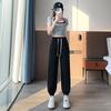[2506] Pantalones de Tobillo de Secado Rápido Nuevos para Mujer Verano Delgados Cintura Alta Protección Solar Casual Americano Deportivo Haren