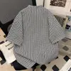 Camiseta de Manga Corta con Patrón de Espiga Tendencia Estilo Coreano Nuevo Verano 2026 para Hombre, Top Casual de Alta Gama Talla Grande t