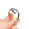 Amor Inverso ~ Pequeño Bao de Vinagre Serpiente Espiritual Xianrui Anillo de Diamante Diseño del Año de la Serpiente para Mujer Moderno y Más Fácil de Combinar con Accesorios