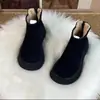 Botas de Nieve para Mujer 2026 Invierno Nuevos Zapatos Birkenstock Más Terciopelo Más Gruesas Botas Cortas Suela Gruesa Calidez Aumento de Altura Botas de Algodón del Noreste