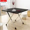 Mesa Plegable, Mesa de Comedor Plegable, Mesa de Estudio para Dormitorio de Residencia Estudiantil, Mesa de Comedor para el Hogar, Mesa para Exteriores, Ampliada y Reforzada para Uso en Puesto