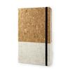 Libreta de notas transfronteriza en stock, libreta de corcho, bloc de notas con costuras de color, correa para la tapa, libreta de corcho al por mayor