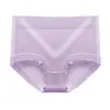 Roupa Íntima Feminina de Modal Algodão Puro Antibacteriana Gancho Estendido Tamanho Grande Sem Costura 2025 Novo Cintura Média Shorts Triângulo Atacado
