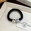 Diadema de Perlas de Camelia de Alta Gama Dongdaemun Cuerda para el Cabello Goma Gruesa Diadema para Cola de Caballo Accesorios para el Cabello para Mujeres