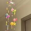 Lindo Colgante de Campanilla de Viento de Peces Marinos de Arcilla Dopamina Kit de Materiales Hechos a Mano para Bricolaje Interacción Padres-Hijos Regalo para Niños