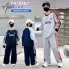 Sudadera Nueva de Cuello Redondo Estampada para Niños 2026, Top Holgado de Otoño, Conjunto Deportivo para Niños, Conjunto Casual de Dos Piezas