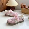 Zapatos de Pan de Cabeza Grande de Gato Campana Zapatos de Entrenamiento Cuadros Alemanes Zapatos Deportivos y Casuales para Mujer 2025 Zapatos de Papá Be-6825
