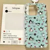 Capinha de celular fofa com tema de pinguim, adequada para telefones Apple 18 Pro Max, Xiaomi 17, Huawei e Vivo, projetada para meninas