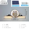 Nueva Lámpara de Pared Decorativa para Patio de Villa Estilo Chino, Regulable, Energía Solar, Creativa, Acero Inoxidable, Lámpara de Pared con Sombra de Agua