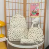 Mochila Ins de Moda Coreana Versátil con Lazo para Mujer, Mochila Escolar Grande de Capacidad Estilo Universitario para Estudiantes, Bolso Casual Lindo