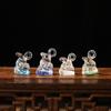 Yuyuyuan esmalte luminoso doze pingente cinza perfumado do zodíaco esmalte antigo mascote artesanato criativo