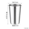 Caneca de Café Portátil para Acampamento ao Ar Livre de Aço Inoxidável Copo de Água Camada Única Borda Enrolada Caneca de Leite Couro PU de Luxo Leve Caneca de Leite