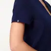 Ventas Directas de Fábrica Amazon Nuevo Estilo Europeo y Americano Color Sólido Bolsillo Cuello en V Uniforme de Trabajo de Enfermería Ropa de Enfermera para Mujeres