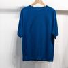 Camiseta Base de Color Sólido de Punto 100% Lana Lavable a Máquina, Camiseta Fina Estilo Isla de Imitación, Corte Holgado, Manga Corta Directo de Fábrica