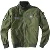 Chaqueta de la Fuerza Aérea de EE. UU. Corta Talla Grande Abrigo Vintage Doble Cara Desgastado Ma1 Tanque de Vuelo para Hombre Elegante Casual