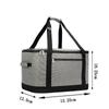 Fábrica BSCI bolsa de almuerzo portátil de gran capacidad engrosada tela Oxford portátil conservación térmica al aire libre bolsa de hielo PEVA
