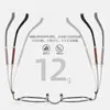 Óculos Estilosos de Aro Pequeno com Armação de Titânio Puro de Alta Qualidade K68026 Armação de Óculos de Grau Masculina Ultraleve Danyang Eyewear