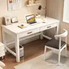 Escritorio de madera maciza, disponible en tamaños 80/90/110 cm, adecuado para uso junto a la cama, trabajo de oficina para adultos, estudio de estudiantes, escritura en el dormitorio y como escritorio de computadora