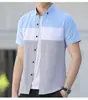 Camisa de Manga Corta para Hombre Verano Nueva Blanca de Manga Corta Juvenil Casual de Negocios Entrevista Trabajo Profesional Ropa Formal