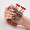 Fabricante de Pegatinas para Uñas Plataforma Transfronteriza Suministro de Alta Calidad Artesanía Láser 3D Estampado en Caliente Película para Esmalte de Uñas Pegatina para Uñas