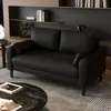 Sofá de oficina estilo nórdico, de lujo ligero, adecuado para apartamentos pequeños, hogares, oficinas, tiendas, hoteles y casas de huéspedes; disponible en opciones de dos y tres plazas