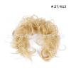 Accesorio para el Cabello de Peluca de Comercio Exterior para Mujeres, Moño Retorcido Estilo Oruga, Extensiones de Cabello Lacio Largo de Fibra de Alta Temperatura, Extensiones de Cabello, Cabello Transfronterizo