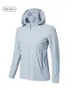 Cardigã UPF50+ Roupa de Proteção Solar Fio de Nylon Anti-UV Blusa de Seda Gelada Roupa de Proteção Solar Masculina Roupa para Pele Feminina 6A007 Liso