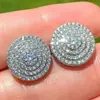 Venda Direta de Fábrica Cao Shi Novos Brincos de Verão para Mulheres Cheios de Diamantes para Uso Diário Joias de Nicho Joias da Moda Chic