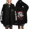 Chaqueta de Otoño con Cremallera Sudadera Anime Jujutsu Kaisen